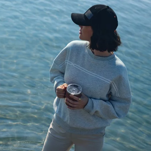 Graues Damen-Sweatshirt