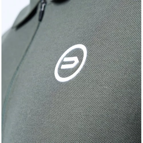 D-Line khaki polo shirt